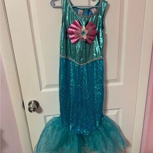 Sparkling Mermaid Costume for Kids - Aqua and Pink size 7-8